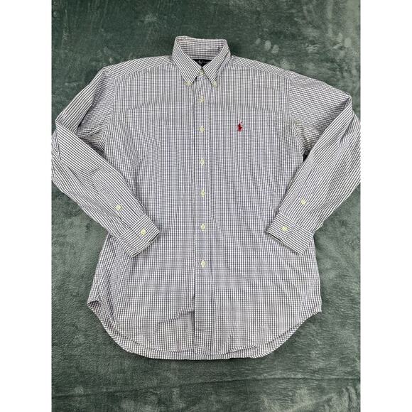 Ralph Lauren Blake size small blue gingham pattern good condition - Picture 1 of 9